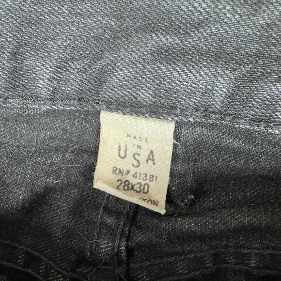 RRL Selvedge Jeans‎ Men's 28x30 Black Japanese Denim Straight Leg Faded USA - Picture 4 of 15